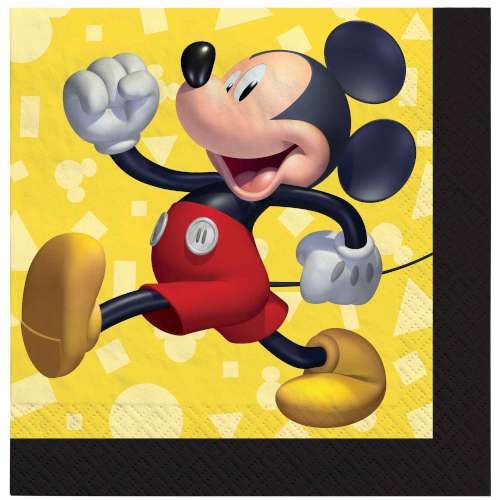 Mickey Mouse Beverage Napkins - Click Image to Close